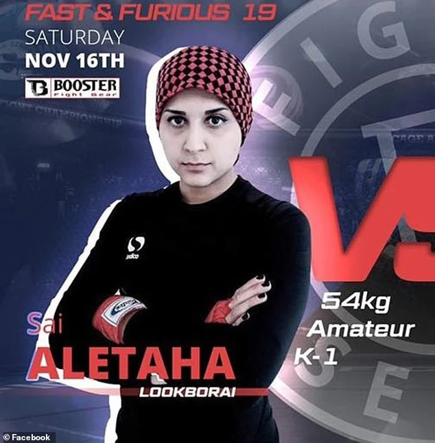 Saeideh Aletaha, 26, collapsed in a bathroom and died the day after being knocked out by her opponent Janie Morgan, 34, in a mixed martial arts fight. (Screenshot/Facebook)