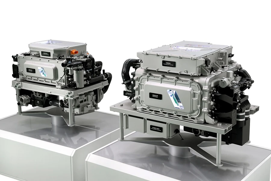 Hyundai currently has one fuel cell bus and one fuel cell truck on the market. (Supplied)