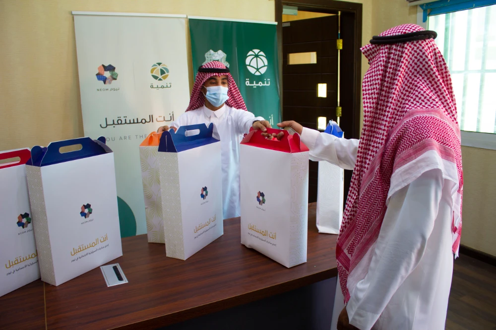 The initiative has been a way for them to connect with the community and contribute to its social development by supporting the students’ learning experience. (Supplied)
