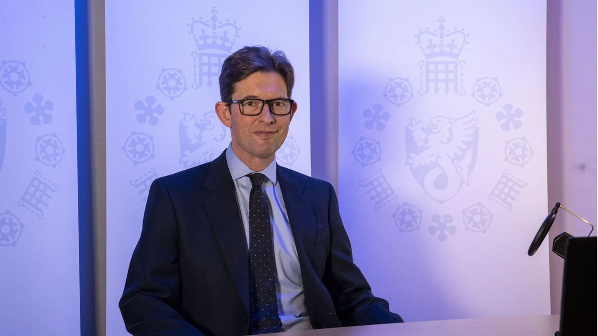 This picture shows the Director General of MI5 Ken McCallum. (UK Gov.)