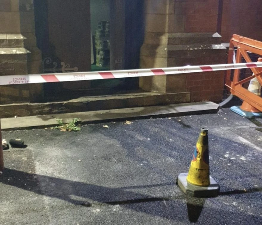 Police investigate fire at mosque in northwest England as hate crime