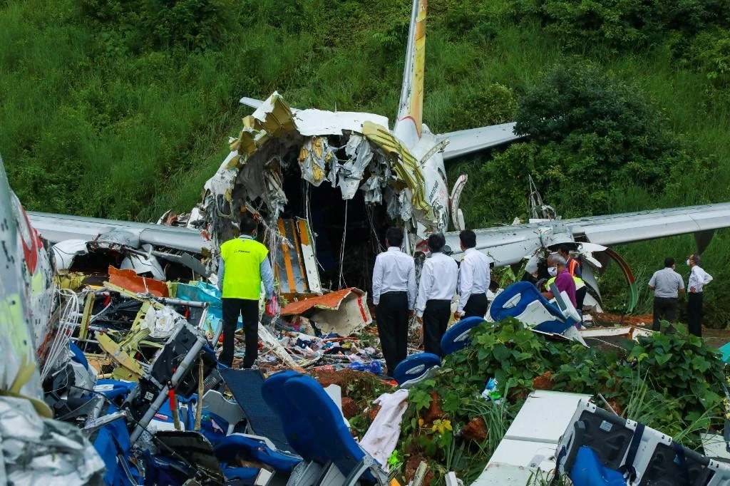 Pilot error and a failure to follow safety guidelines probably caused the Air India Express crash that killed 21 people last year. (File/AFP)