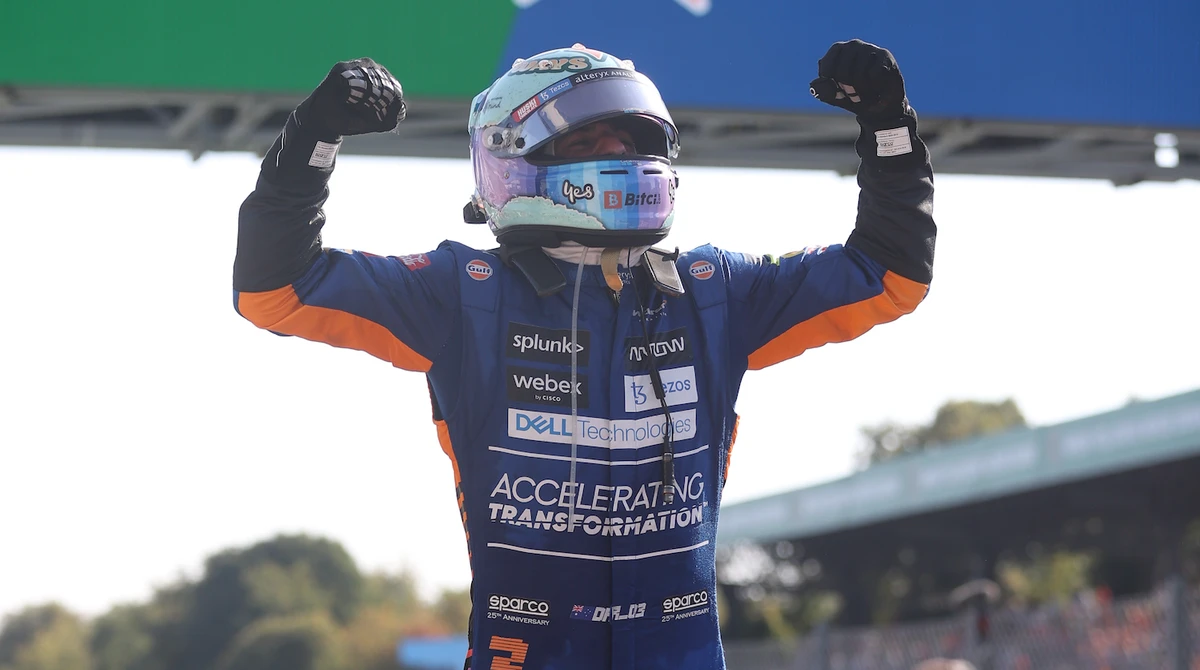 Ricciardo wins Italian GP as Verstappen and Hamilton crash