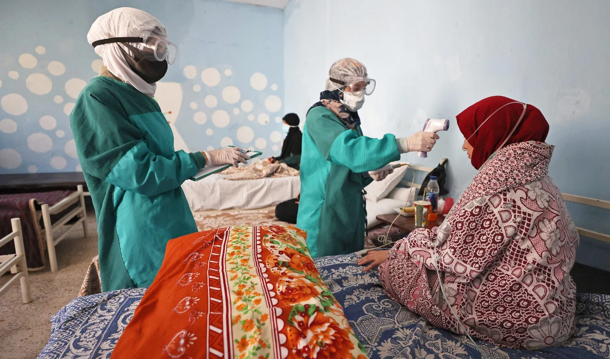 On Sept. 6, more than 1,500 new cases were recorded in one day across Idlib region, which borders Turkey and is home to more than 3 million people. (AFP)