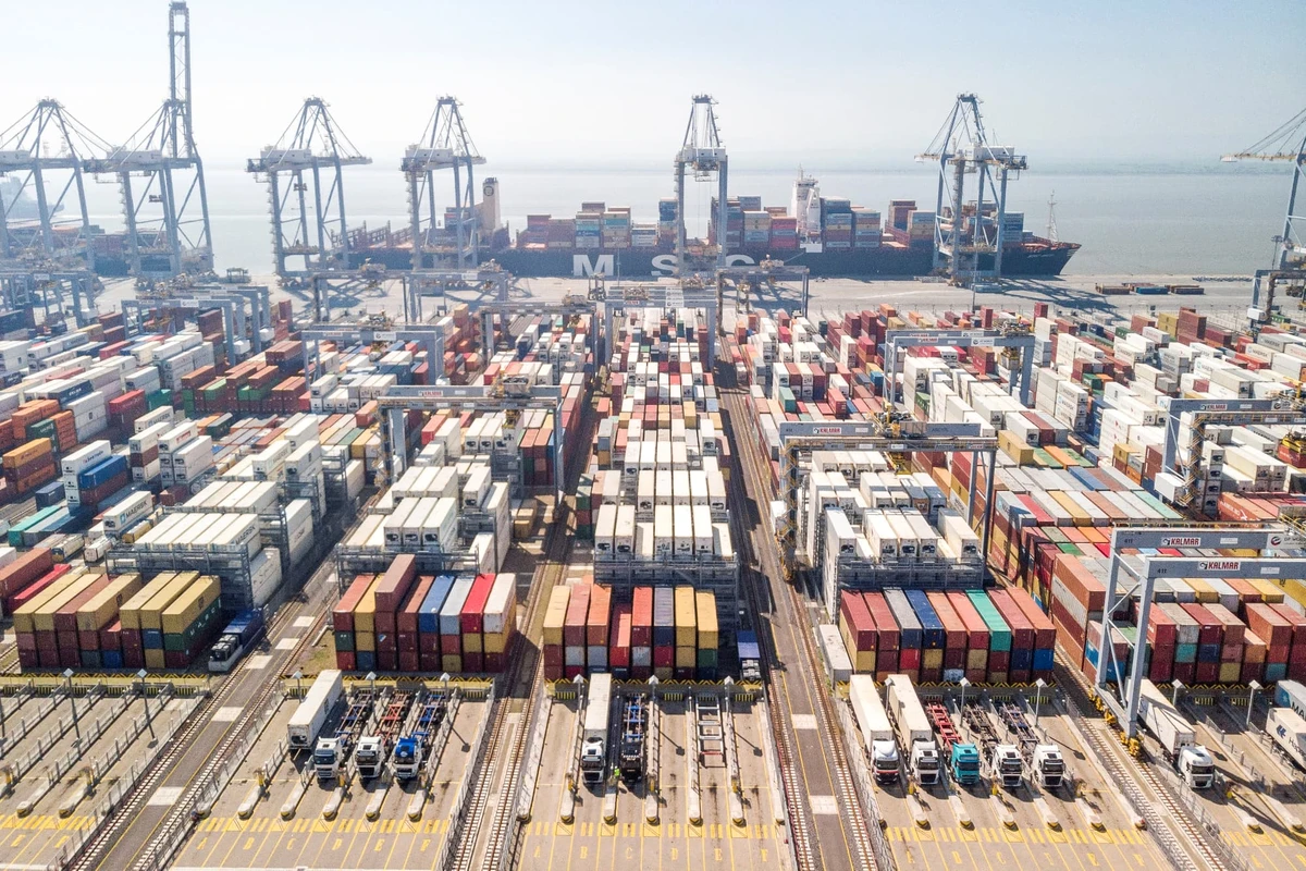 Operated by DP World, the London Gateway is a port within the wider Port of London. (Supplied)
