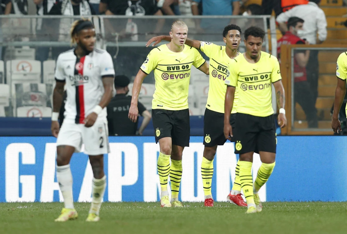 Haaland scores as Dortmund beats Beşiktaş 2-1 away in opener