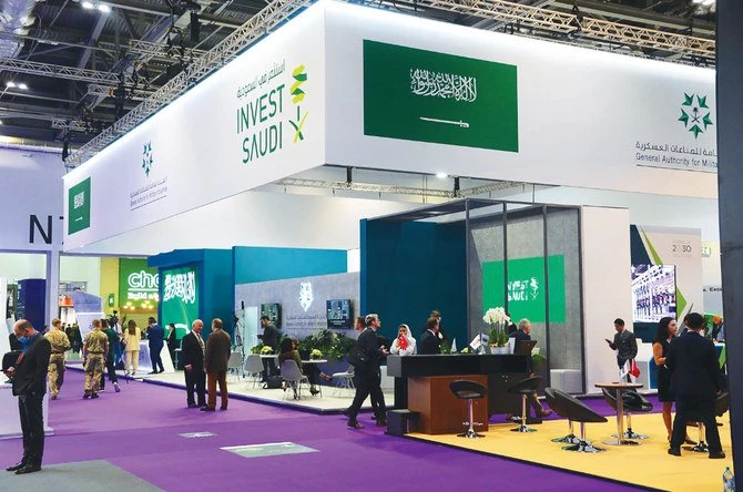 Saudi Arabia is currently taking part in the Defense and Security Equipment International exhibition in London. (AN photo)