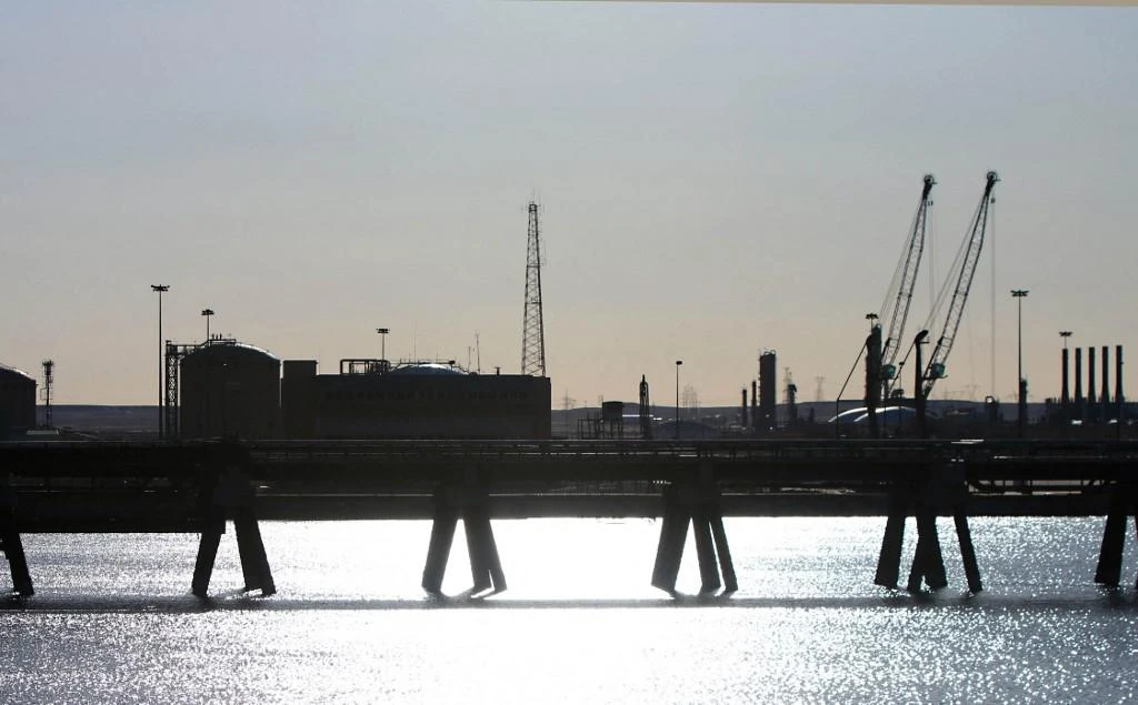 Above, the Ras Lanuf oil terminal. (AFP)