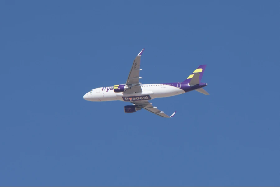 Saudi flyadeal celebrates delivery of the first of 30 new A320neo airbus planes