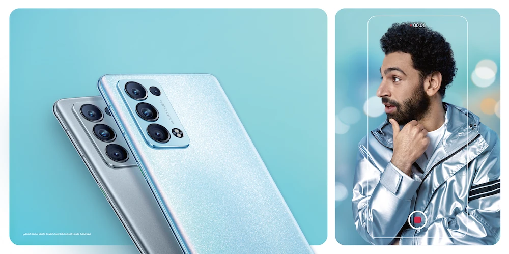 Oppo launched the Reno6 Series 5G with brand ambassador Mohammed Salah. The superphones enable users to capture their emotions in portrait providing a professional-level experience. (Supplied)