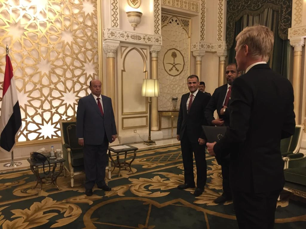 Yemen president renews support to UN-led effort to end war in Yemen