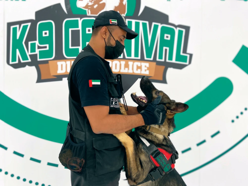 Dubai has received requests from around the world to share knowledge about how to train dogs to sniff out persons infected with COVID-19. (Reuters)