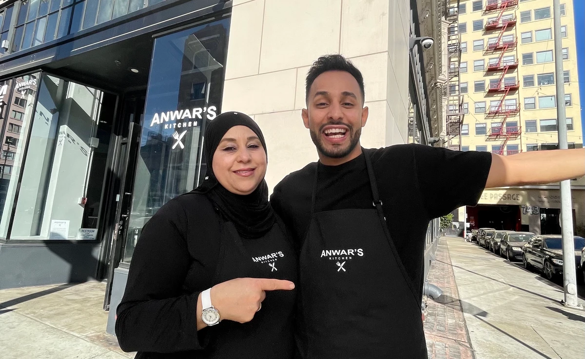 Anwar’s Kitchen is a Middle Eastern fusion restaurant that serves dishes based on recipes first shared with Anwar by his partner in the restaurant business — his mother Amal. (Supplied)