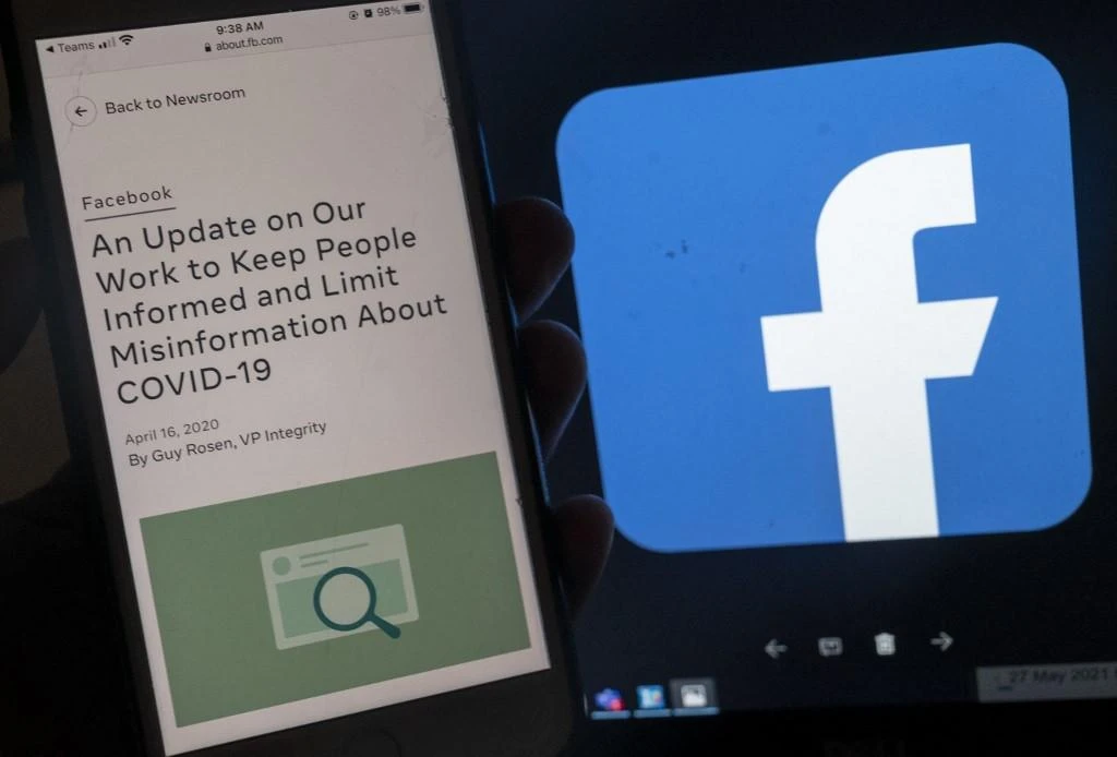 The action is the first under Facebook’s new policy focused on preventing “coordinated social harm.” (File/AFP)