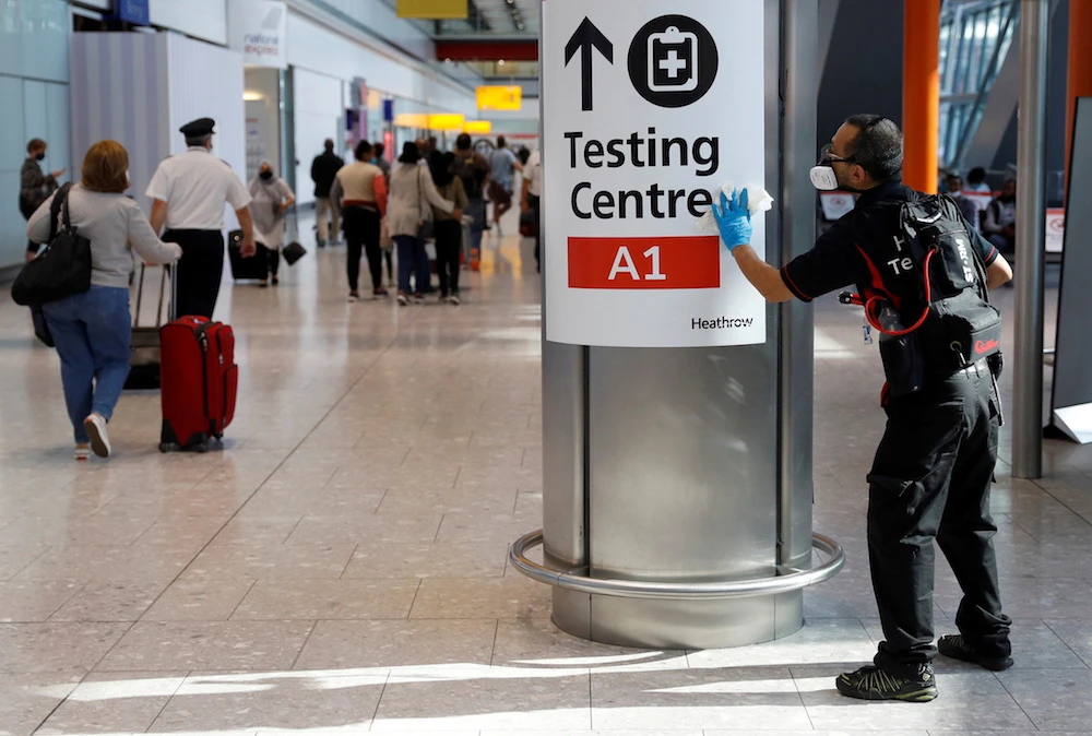 Travelers fully vaccinated in Saudi Arabia no longer required to isolate on arrival in UK
