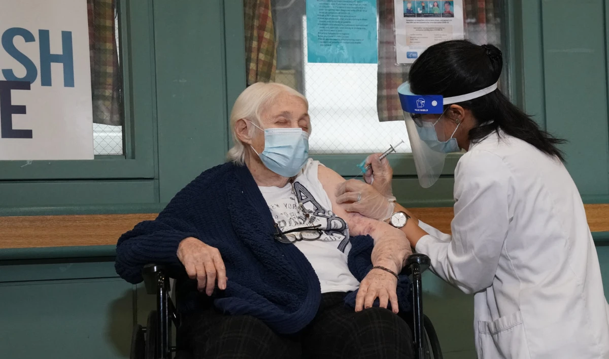 The panel voted 18-0 for granting emergency authorization for people aged over 65 and those at high risk. (AFP/File)