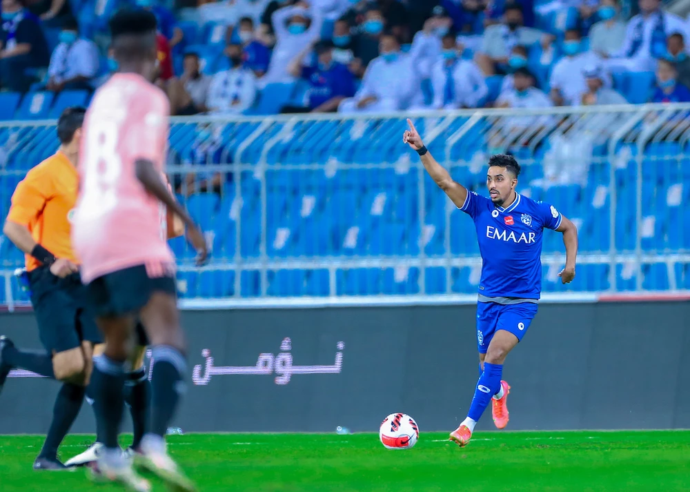 Al-Dossari will miss the club’s matches against Al-Shabab and Al-Hazem of the Saudi Pro League and the Asian qualifiers for the 2022 World Cup against Japan and China. (Twitter: @Alhilal_EN)