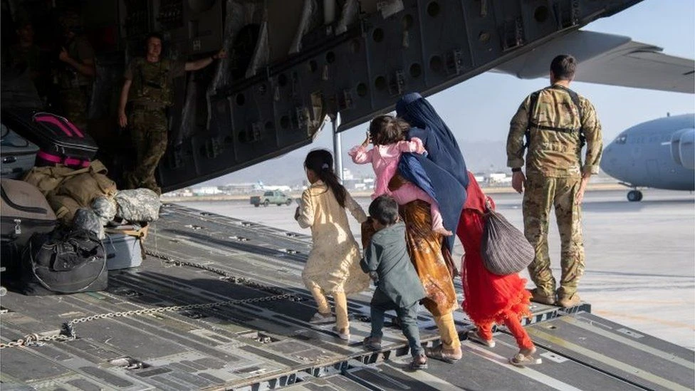 Some 15,000 people, including UK service members and British and Afghan nationals, were transported to the UK following the evacuation of Kabul. (Reuters)