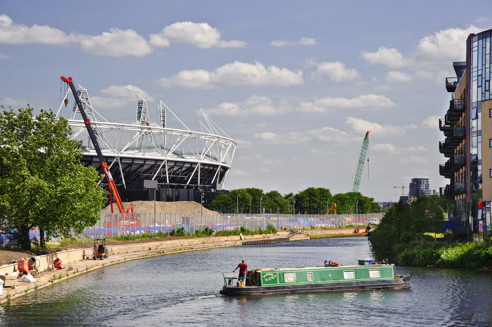 London's Olympic Stadium in Stratford East London