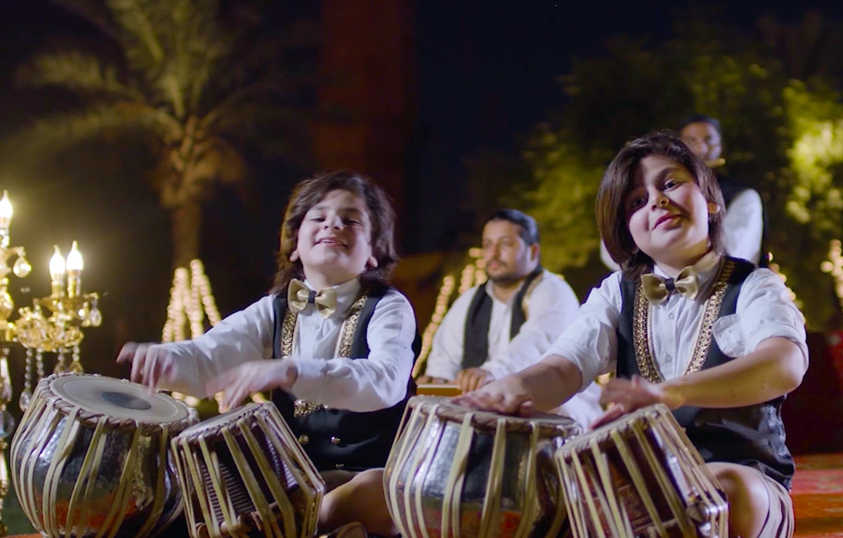 Pakistani tabla ‘czars’ pay tribute to Saudi Arabia with rendition of national anthem