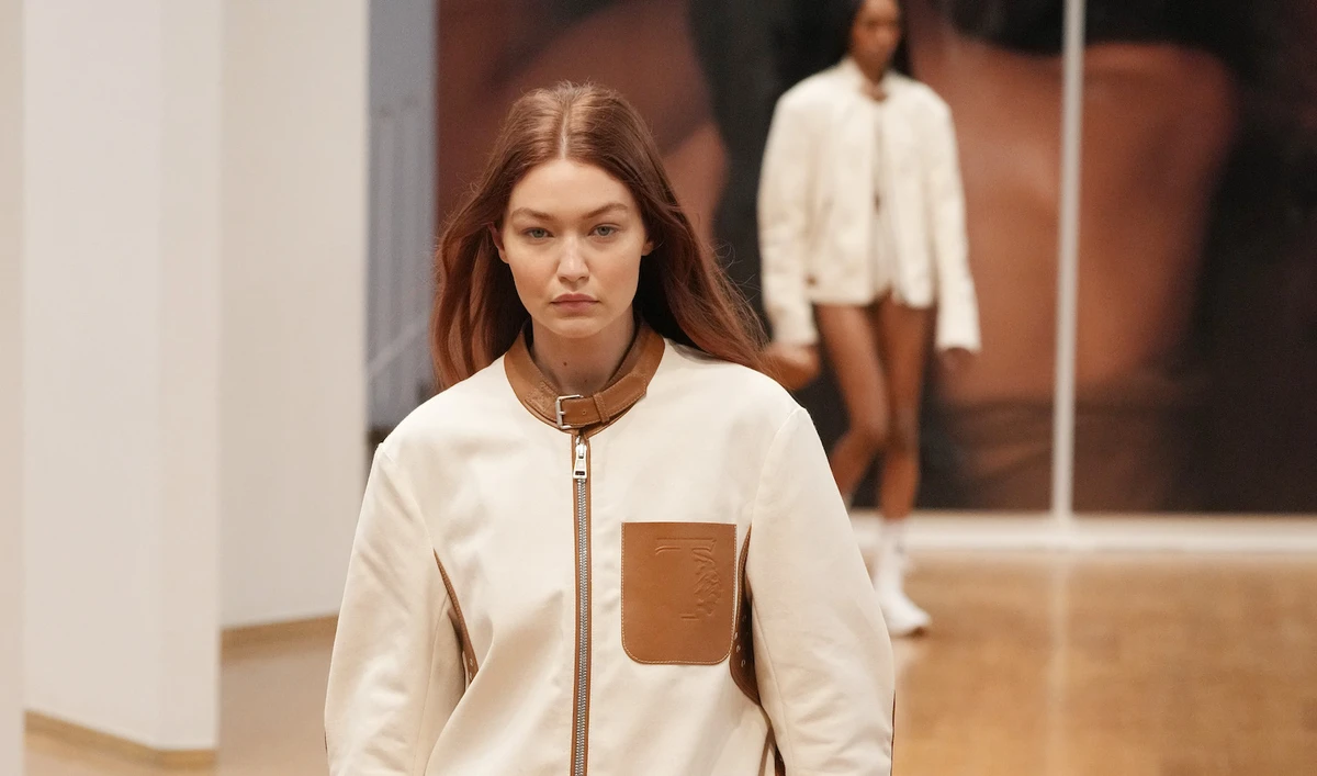 Model Gigi Hadid walks Tod’s runway in Milan
