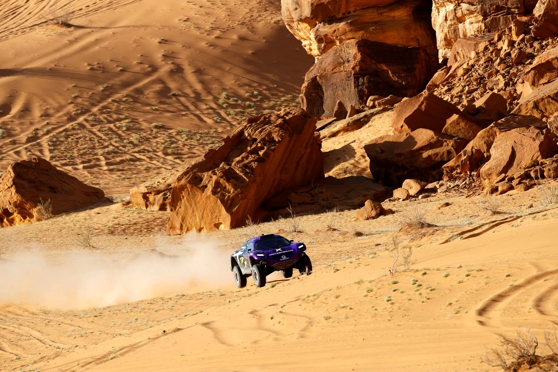 In April, AlUla hosted the first ever event — Desert X Prix — in the electric car series. (