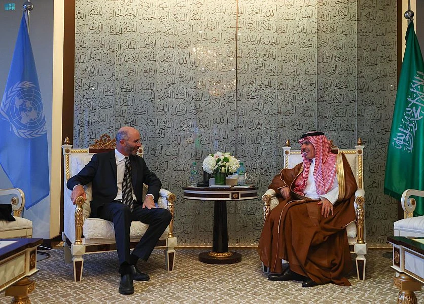 Saudi foreign minister meets US Special Envoy for Iran