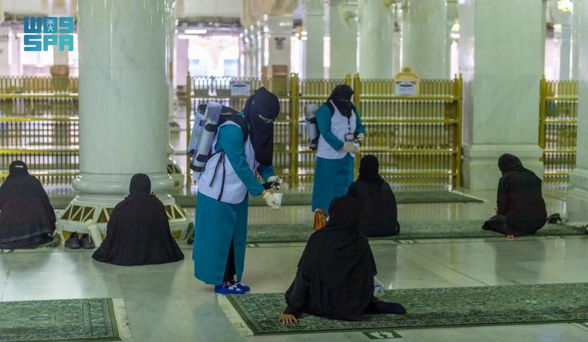 In line with the Kingdom's women empowerment program, the General Presidency for the Affairs of the Two Holy Mosques has started training and employing more women. (SPA)