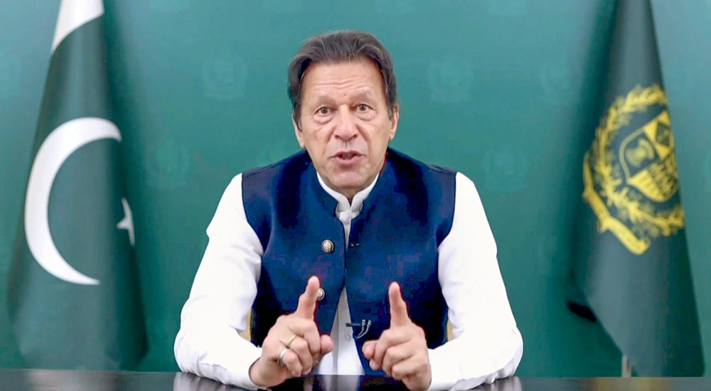 Khan also turned his ire on that same community for what he perceives as a free pass given to India. (UN Web TV/AP)
