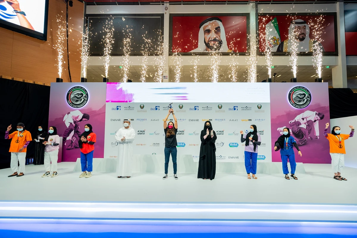 The final round of Mother of the Nation Jiu-Jitsu League showcased the skill of the UAE's best female fighters. (UAEJJF)