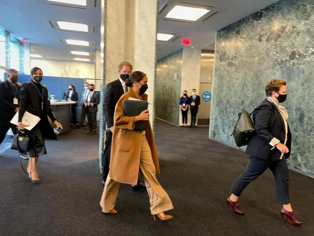 When Harry — and Meghan — met the UN chief in New York