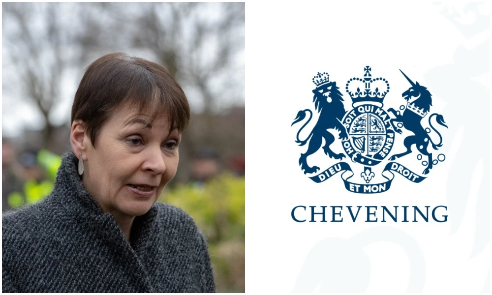 Green Party MP Caroline Lucas has raised concerns about families of students studying in the UK on Chevening scholarships. (Shutterstock/Screenshot)