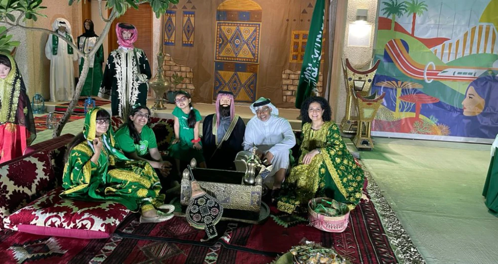 The Saudi Aramco compound in Dhahran organized a National Day decorating contest, in which the occupants of more than 50 houses took part. (Supplied)