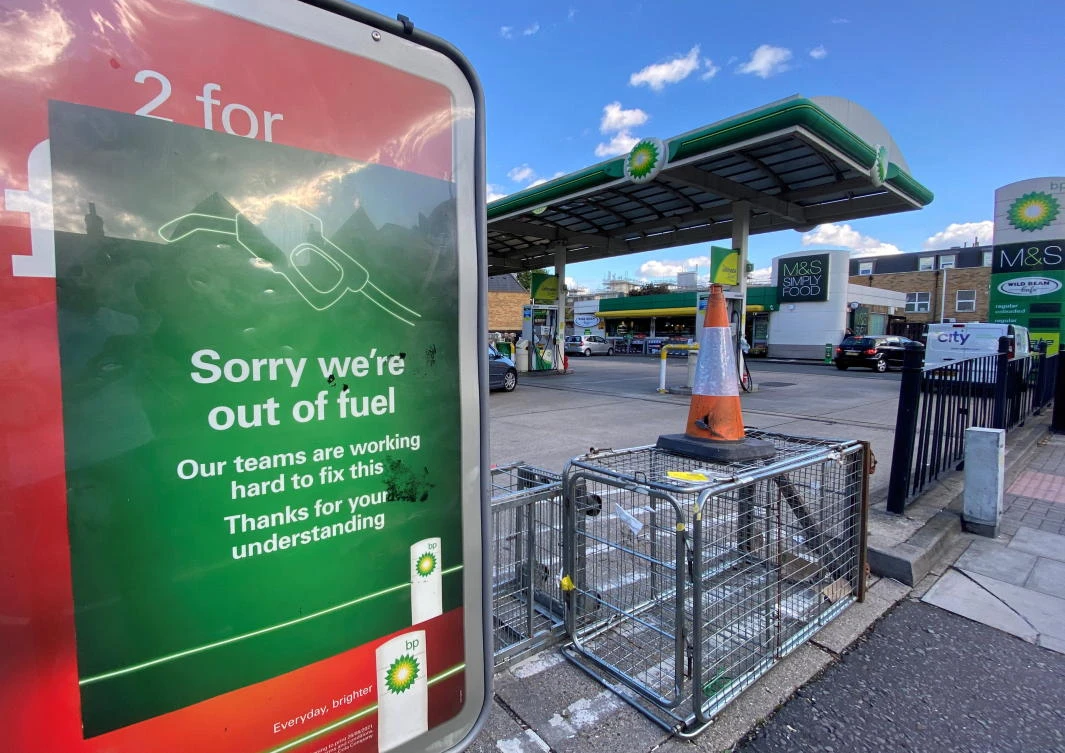 A post-Brexit shortage of lorry drivers has sown chaos through British supply chains, raising the spectre of shortages and price rises in the run up to Christmas. (Reuters)