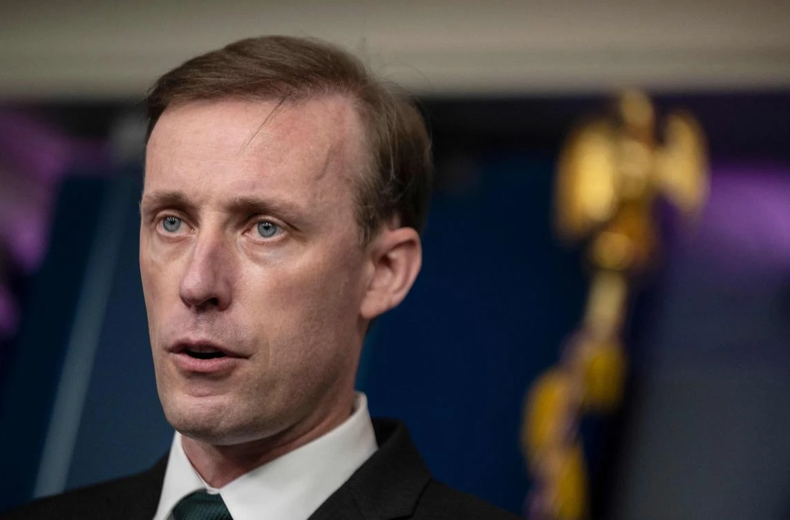 President Joe Biden’s national security adviser Jake Sullivan plans to follow up on the Egypt talks during a meeting with his Israeli counterpart, Eyal Hulata. (AFP)