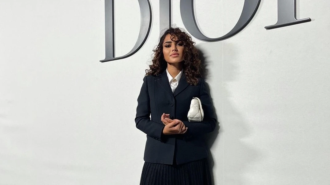 Nojoud Alrumaihi attended this week’s Dior show in Paris. (Instagram)