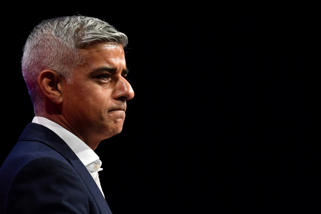 London Mayor Sadiq Khan told a gathering at the Labour Party conference in Brighton that being told by police that his family was at risk was a ‘game-changer.’ (AFP)