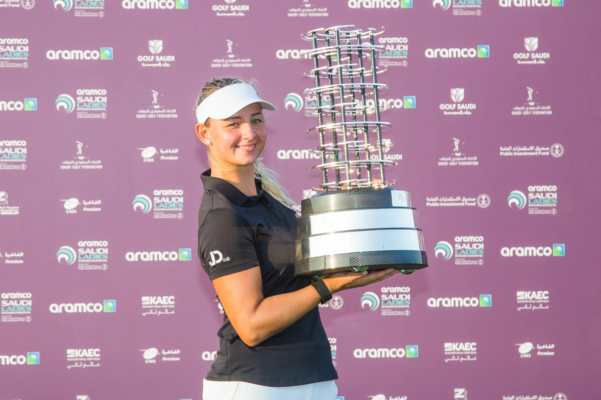 Emily Kristine Pedersen will return to Jeddah in November to defend her Saudi Ladies International title. (Golf Saudi)