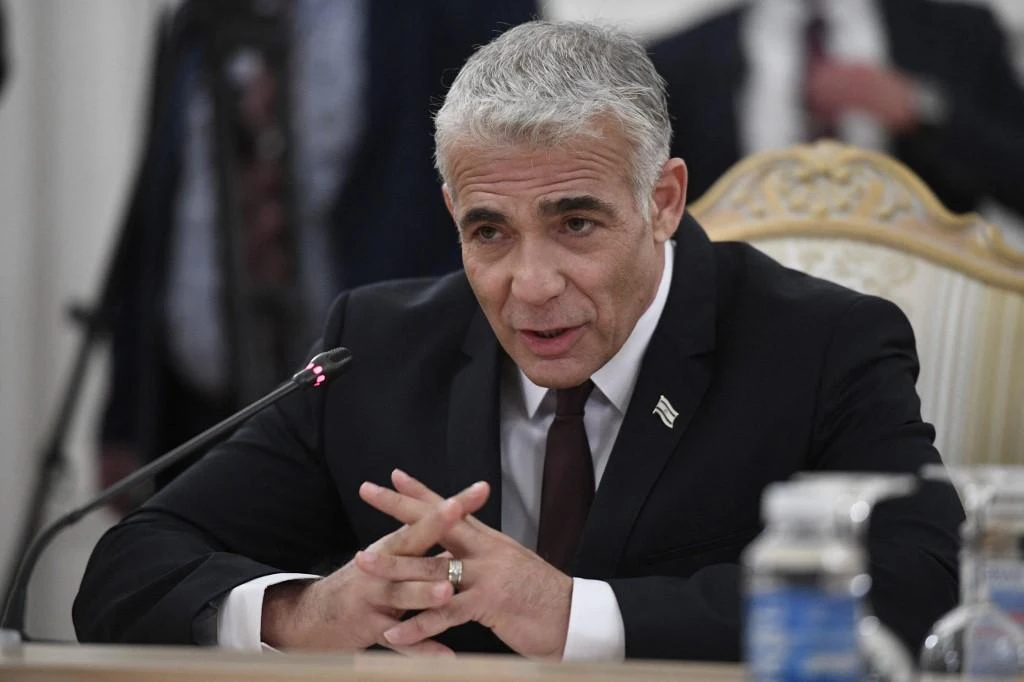 Israel’s Foreign Minister Yair Lapid is the main architect of the Israeli coalition government that ousted ex-premier Benjamin Netanyahu, who signed the Abraham Accords. (AFP)