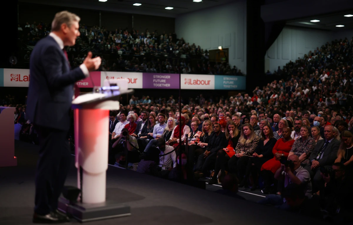 UK’s Labour leader urges party unity to seize power from Johnson