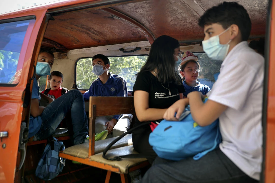 Schools have already been disrupted the past two years by a series of events — protests starting in late 2019 that interrupted the academic year, and rising poverty. (AP)