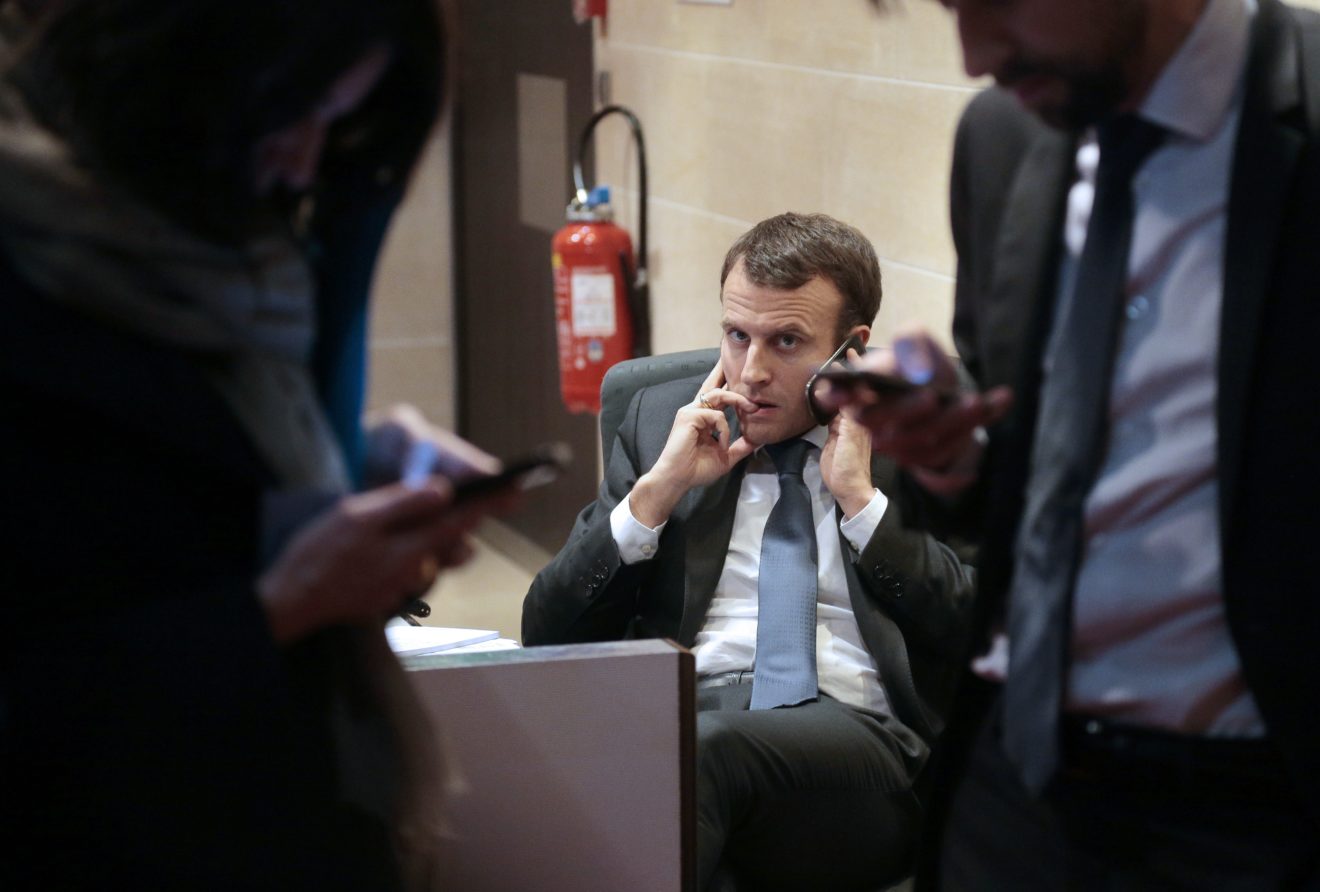 French President Emmanuel Macron. (AFP)