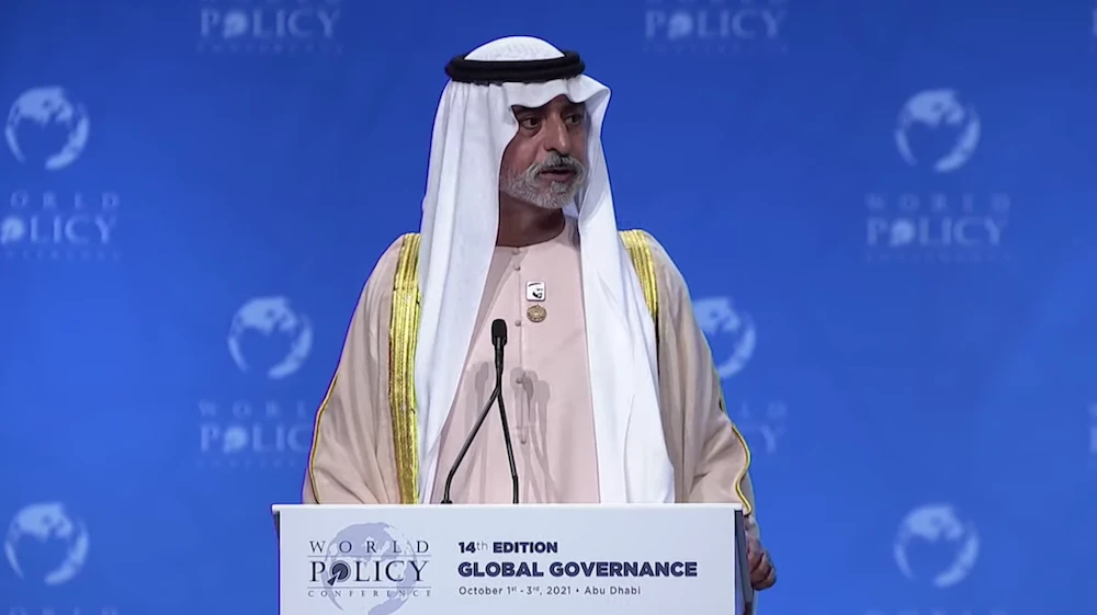 UAE minister Sheikh Nahyan bin Mubarak opens World Policy Conference in Abu Dhabi