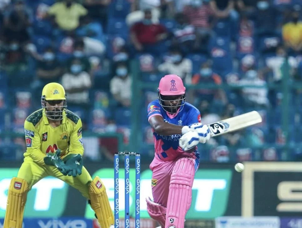 Rajasthan Royals upset Indian Premier League leader Chennai Super Kings with a seven-wicket victory on Saturday to keep its playoff hopes alive. (@rajasthanroyals)
