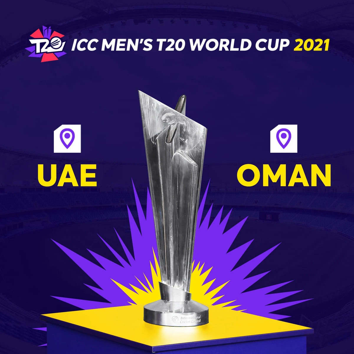 The ICC and event hosts the BCCI have worked closely with host authorities to ensure fans can be welcomed in a safe environment. (Twitter/T20 World Cup)