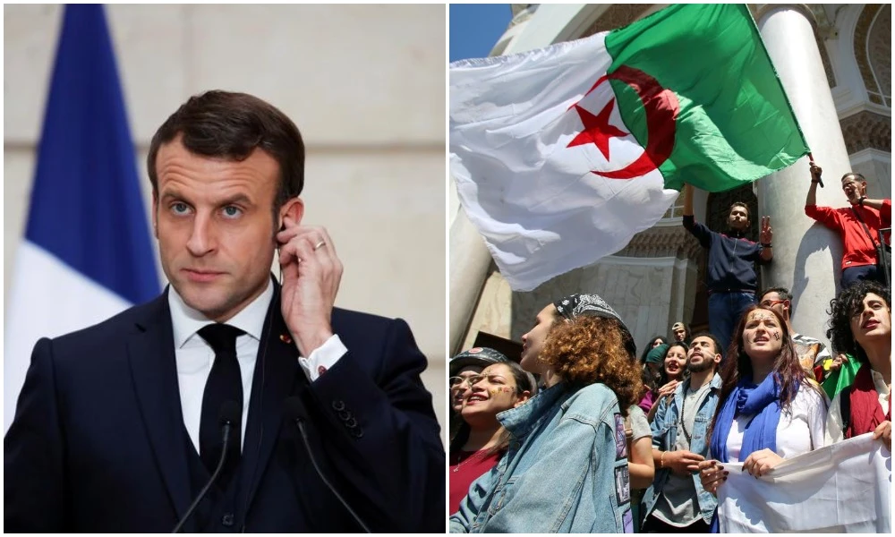 As ties with France deteriorate, many in Algeria are blaming electioneering by President Emmanuel Macron. (Reuters/File Photos)
