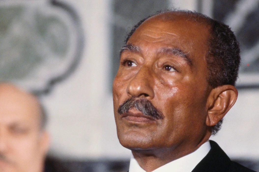 Egyptian President Anwar Sadat, who was assassinated 40 years ago on Wednesday. (Sygma via Getty Images)