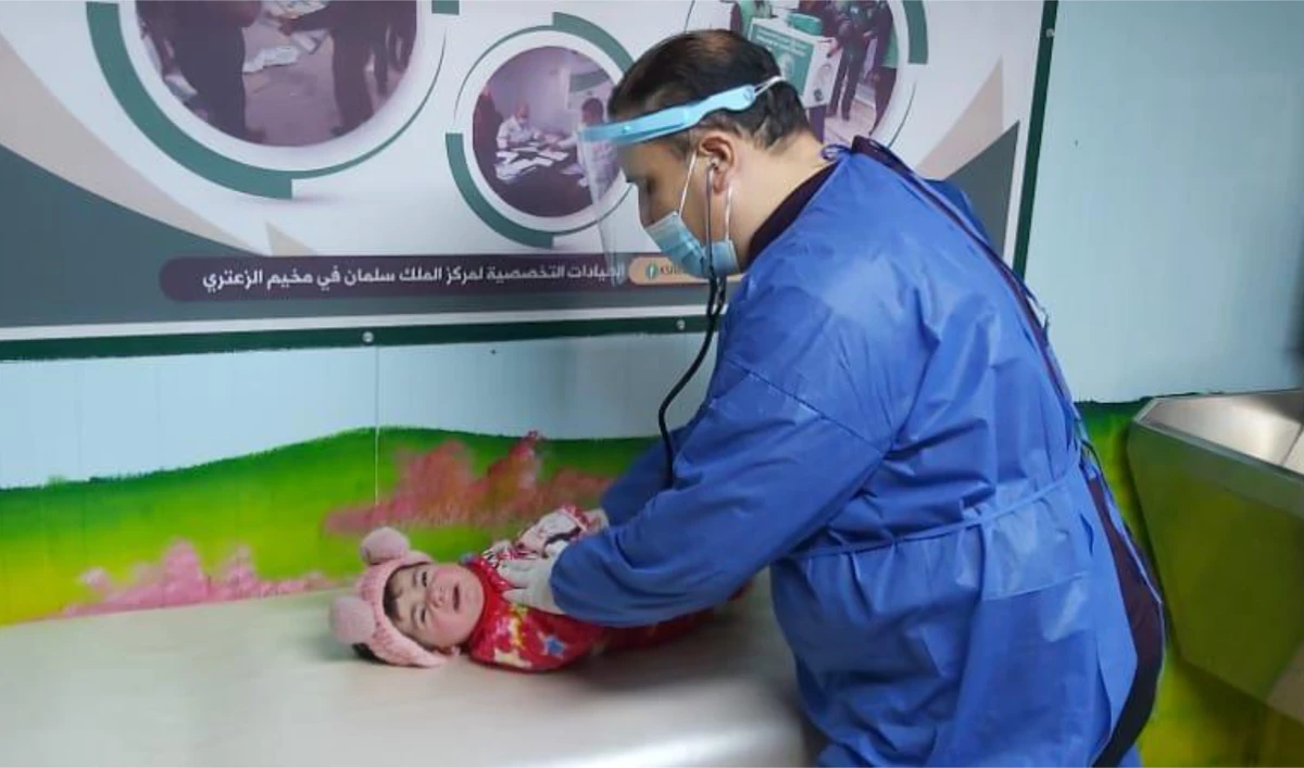 Last week, the center delivered medical aid and equipment to the Zaatari refugee camp in Jordan. (SPA/File)