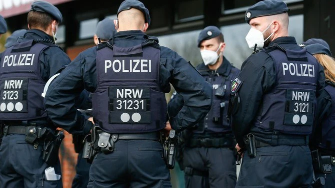 Duesseldorf police said the money laundered since 2016 came from a broad range of sources. (File/Reuters)