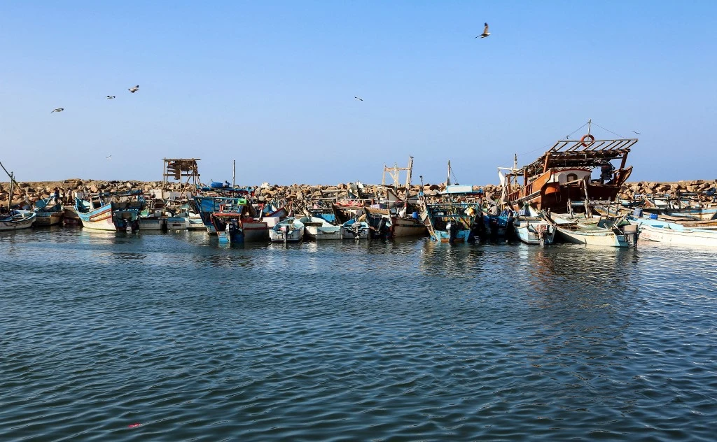 The Arab coalition said on Wednesday that it had destroyed three booby-trapped boats during an operation targeting a site in Hodeidah governorate. (File/AFP)